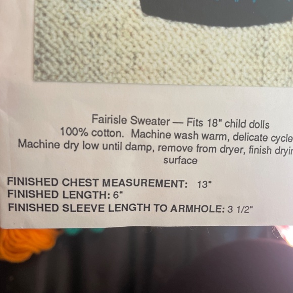 Yarn to make a doll clothes - Picture 8 of 8